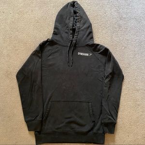Gymshark Crest Hoodie Men's Black